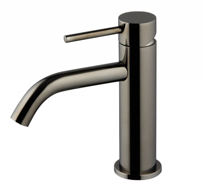 FIMA CARLO FRATTINI MISCELATORE LAVABO SERIE SPILLO UP CROMO NERO