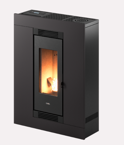 CADEL STUFA A PELLET MODELLO LUCE PLUS 9 FLEXIT A+ 8,5 KW COLORE ANTRACITE
