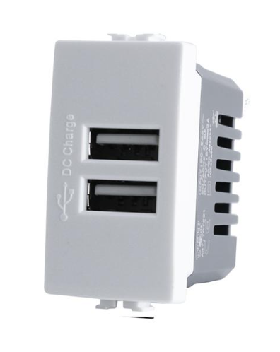MAPAM DOPPIA PRESA USB 2A 521B/MTX