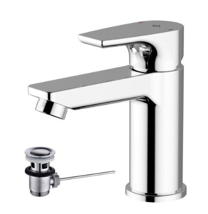 TEOREMA MISCELATORE LAVABO MODELLO BING CROMO