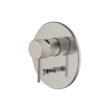 FIMA CARLO FRATTINI INCASSO DOCCIA CON DEVIATORE PARTE ESTERNA + PARTE INTERNA F3000 SERIE SPILLO UP NICKEL SPAZZOLATO
