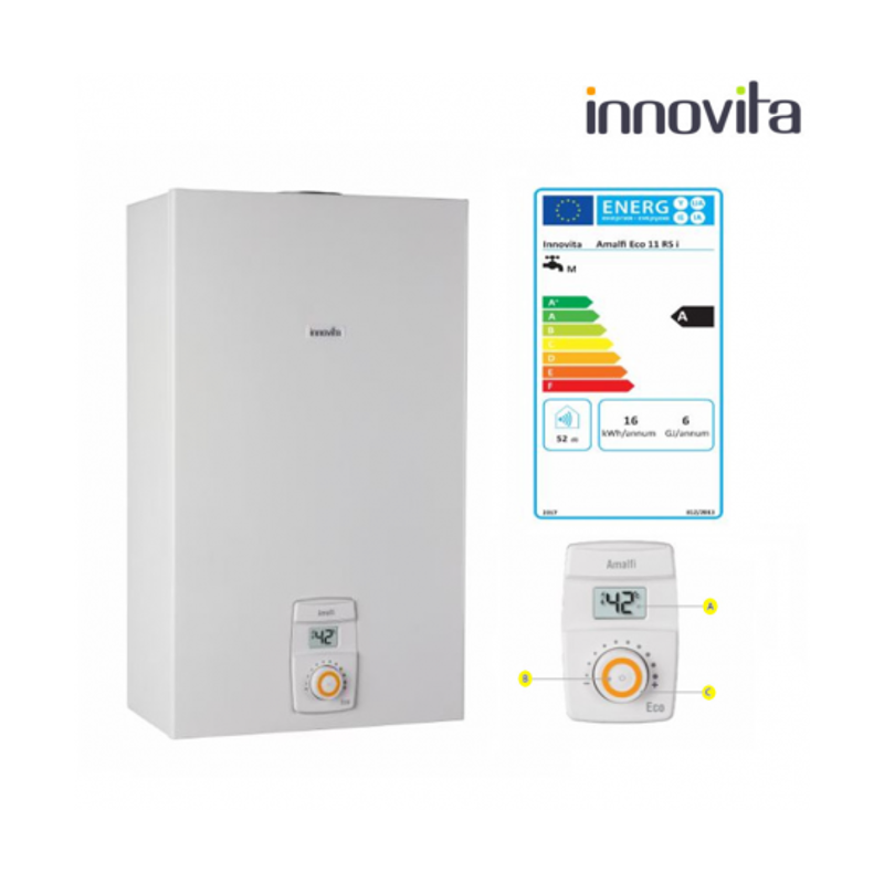 INNOVITA SCALDABAGNO AMALFI ECO 11 GPL A CAMERA STAGNA