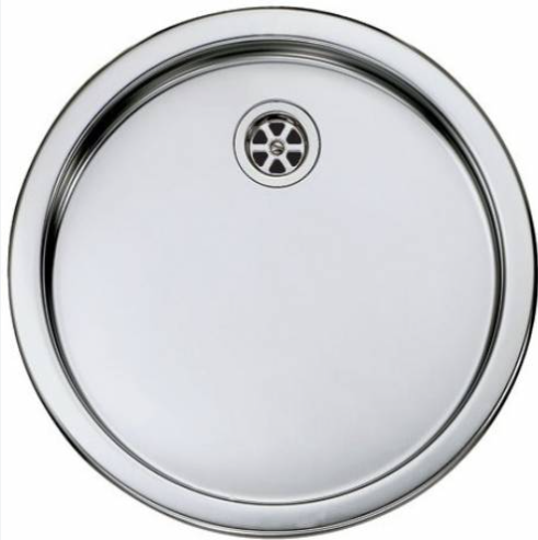 LAVELLO INOX DA INCASSO PIATTO 43.5 CM