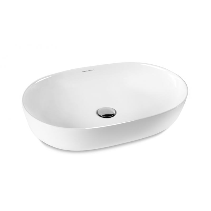 LAVABO DA APPOGGIO OVALE 605 X 418 X 135