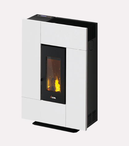CADEL STUFA A PELLET MODELLO GRACE 7 A+ 7 KW COLORE BIANCO