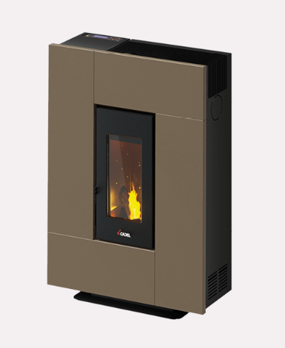 CADEL STUFA A PELLET MODELLO GRACE 7 A+ 7 KW COLORE BRONZO