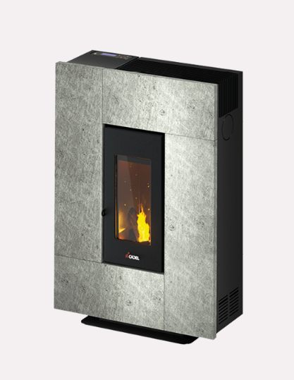 CADEL STUFA A PELLET MODELLO GRACE 7 A+ 7 KW COLORE PIETRA SERPENTINA