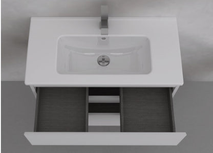 LEGNOX COMPOSIZIONE MODELLO CREA DA 100 CM BIANCO OPACO