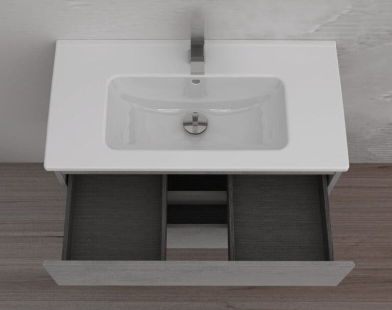 LEGNOX COMPOSIZIONE MODELLO CREA DA 80 CM GRIGIO CALDO