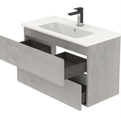 LEGNOX COMPOSIZIONE MODELLO CREA DA 80 CM GRIGIO CALDO