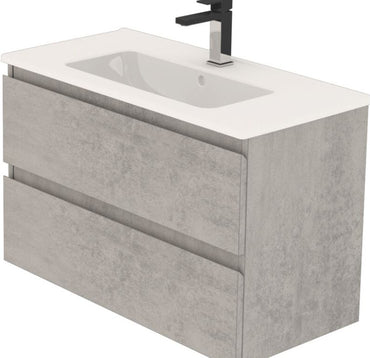 LEGNOX COMPOSIZIONE MODELLO CREA DA 80 CM GRIGIO CALDO