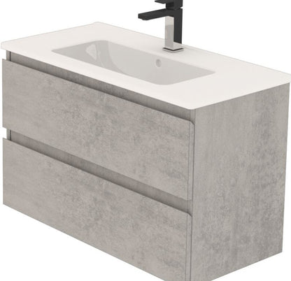 LEGNOX COMPOSIZIONE MODELLO CREA DA 80 CM GRIGIO CALDO