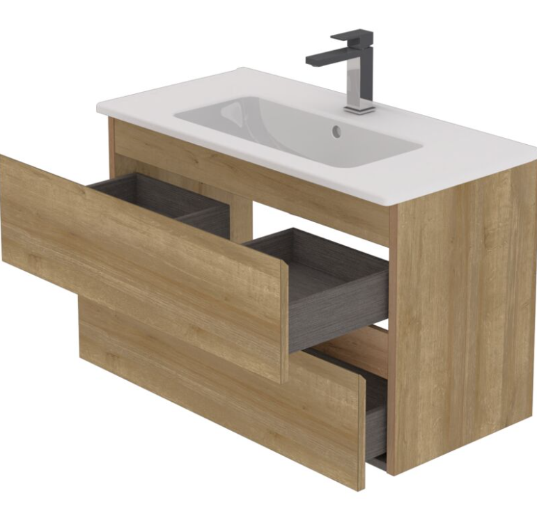 LEGNOX COMPOSIZIONE MODELLO CREA DA 100 CM ROVERE FARNIA
