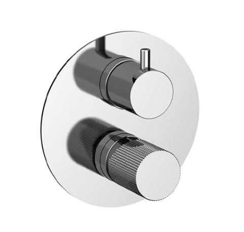 PAINI MISCELATORE INCASSO DOCCIA CON DEVIATORE  MODELLO COX GRIP CROMO