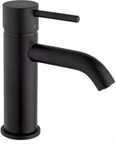 PAINI MISCELATORE LAVABO MODELLO COX OPEN NERO OPACO