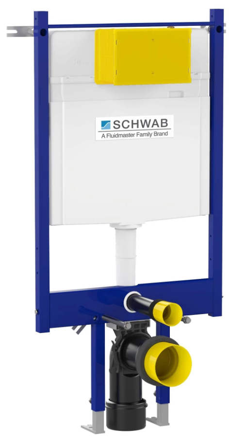 SCHWAB CASSETTA DI SCARICO A INCASSO MODELLO DUPLO WC 199