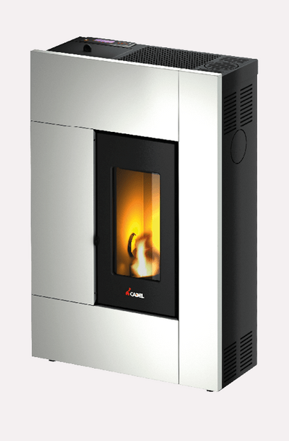 CADEL STUFA A PELLET MODELLO SPIRIT 5 A+ 5.2 KW COLORE BIANCO