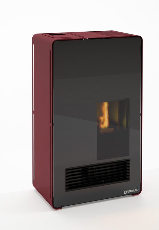 STUFA ARIA A PELLET UNGARO MODELLO LIBY PLUS 8 KW PULIZIA FACILE