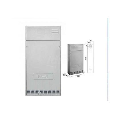 BAXI CASSA CONTENIMENTO DA INCASSO CALDAIA