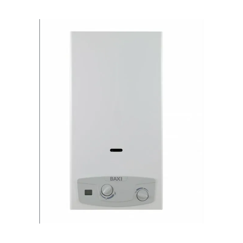 BAXI SCALDABAGNO A GAS ACQUAPROJECTA A CAMERA APERTA 14 LT