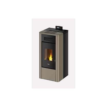 CADEL STUFA A PELLET HYDRO MODELLO RIVER IDRO 16 A++ 16.1 KW COLORE METALLO BRONZO