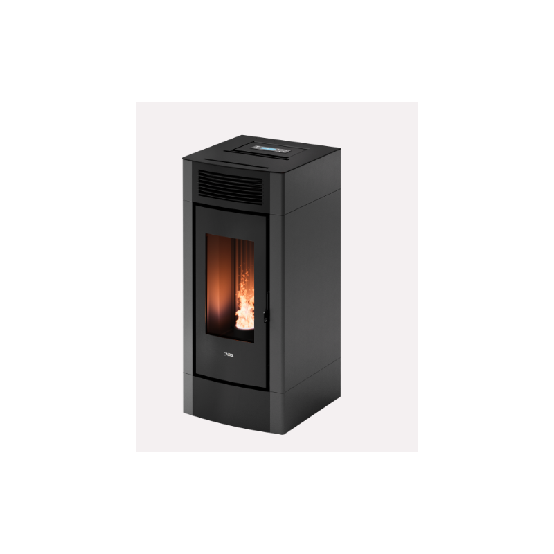 CADEL STUFA A PELLET MODELLO CRISTAL 9 AIRTECH A+ 8,5 KW COLORE ANTRACITE
