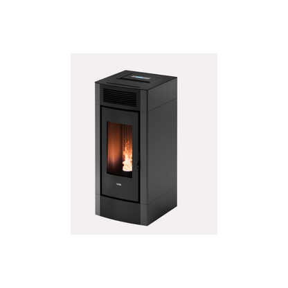 CADEL STUFA A PELLET MODELLO CRISTAL 9 AIRTECH A+ 8,5 KW COLORE ANTRACITE