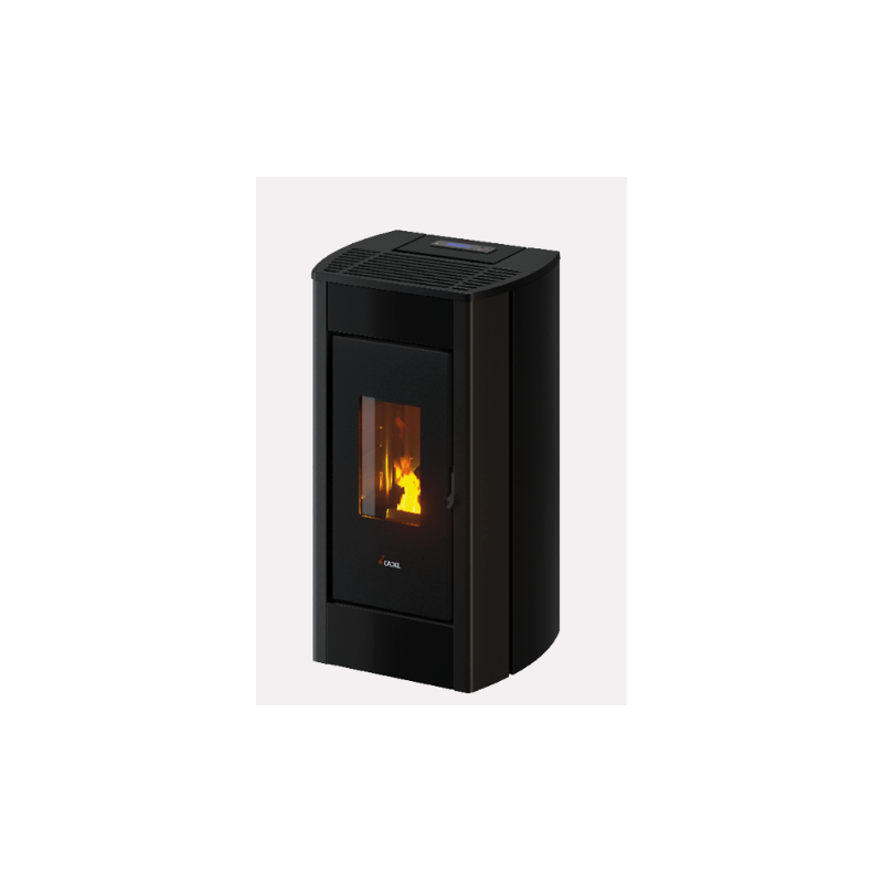 CADEL STUFA A PELLET MODELLO PERLA 7 A+ 7 KW COLORE METALLO ANTRACITE