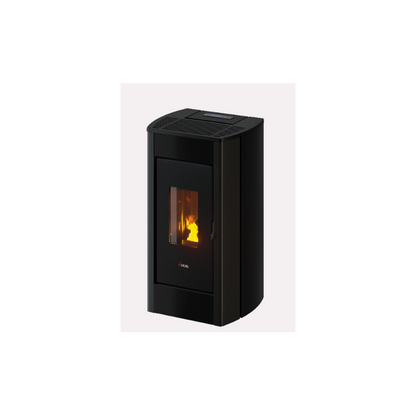 CADEL STUFA A PELLET MODELLO PERLA 7 A+ 7 KW COLORE METALLO ANTRACITE