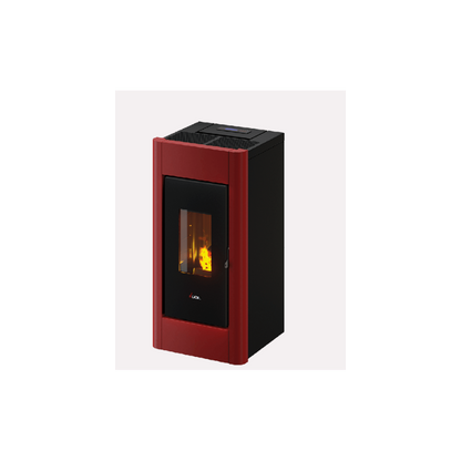 CADEL STUFA A PELLET MODELLO SWEET 7 A+ 7 KW COLORE ROSSO