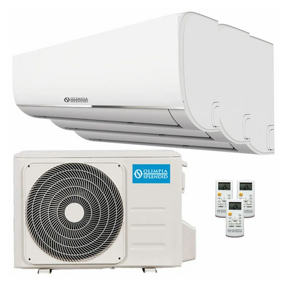 OLIMPIA SPLENDID CLIMATIZZATORE NEYA S4 TRIALSPLIT 9000+9000+12000 BTU UNVERTER A++ WI-FI