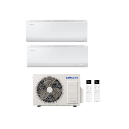SAMSUNG CLIMATIZZATORE CEBU S2 DUAL 12000 + 18000 CON UNITA' ESTERNA AJ080TXJ4KG/EU