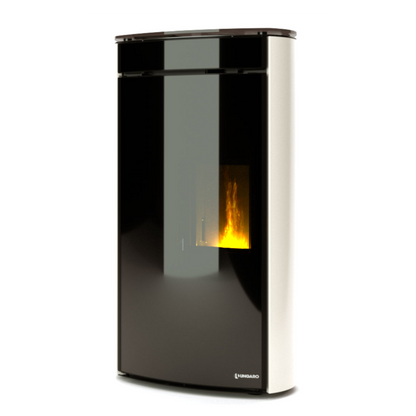 STUFA ARIA A PELLET UNGARO MODELLO FAGIOLO PLUS STYLE 6-8-10 KW PULIZIA FACILE
