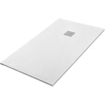 PIATTO DOCCIA 80X160 MARMORESINA BIANCO + PILETTA