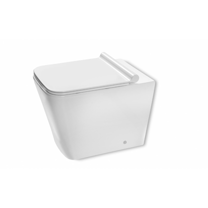 VASO IGIENICO QUADRATO A PAVIMENTO COMPRESO COPRIVASO+ BIDET QUADRATO A PAVIMENTO MODELLO MADULA