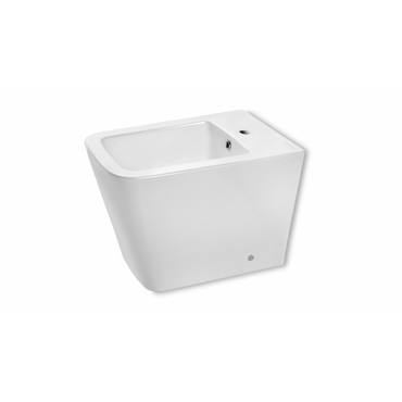 VASO IGIENICO QUADRATO A PAVIMENTO COMPRESO COPRIVASO+ BIDET QUADRATO A PAVIMENTO MODELLO MADULA